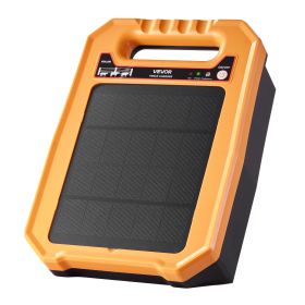 0.3J Solar Fence Charger 1.86 Miles Range Electric Fence Energizer for Livestock