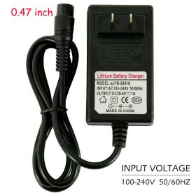 Charger, Balance Car, 3-hole, 24V 1A, US Standard (Color: Black)