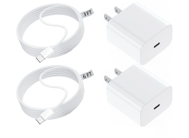 For Apple Phone Fast Charger 2Pack Type C Fast Charger Plug Adapter 6ft USB - C To Lightning Cable Cord For Apple Phone 16 1514 13 13 Pro 12 Pro (Option: IPhone-1m 2m 2Charging head)